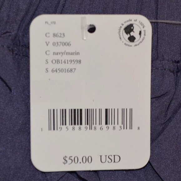 Free People skort active wear flirty in navy size medium $50 tag brand new tags - Picture 4 of 4